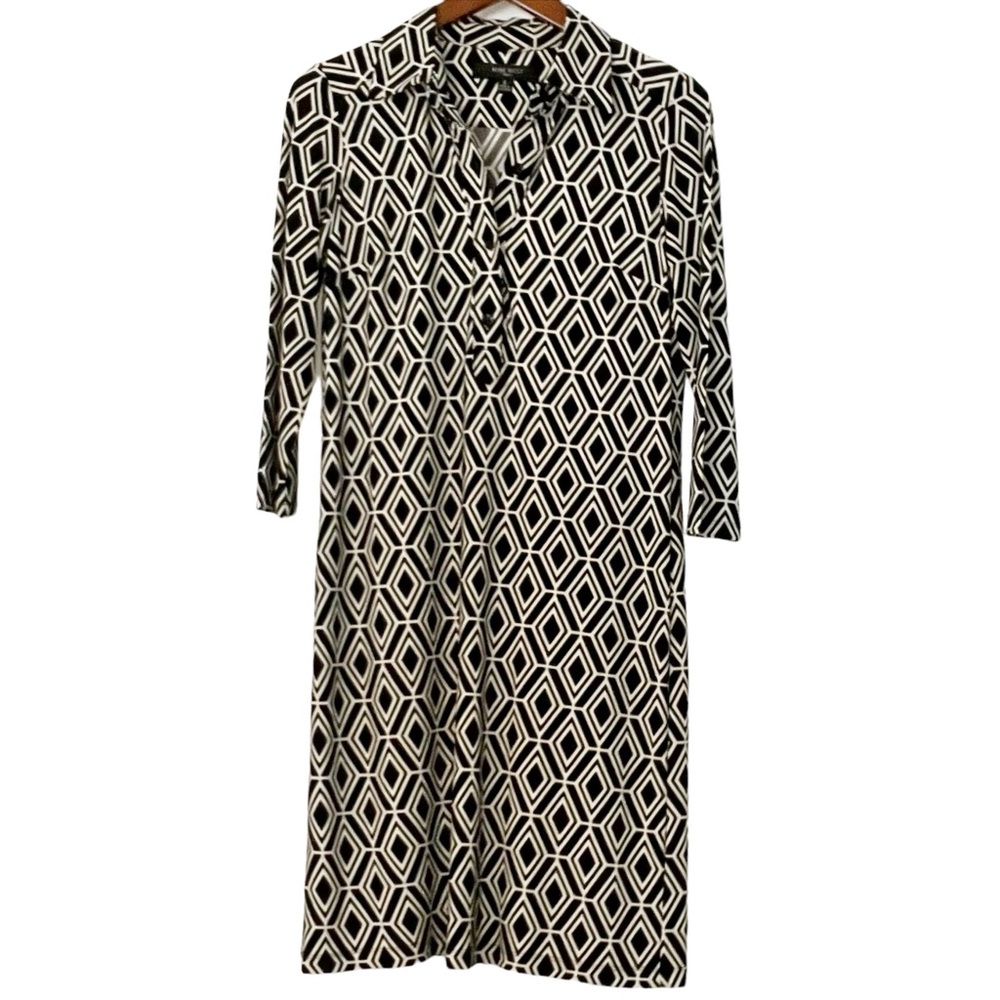 Nine West 60-70’s retro geometric dress